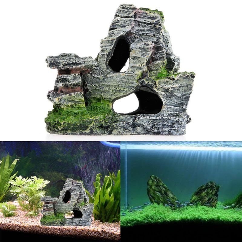 Akvarium Rockery Mountain View Rock Fish Tank Dekoration