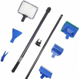 Aquarium Fish Tank 5 I 1 Cleaner Tool Multifunktionell Skrapa