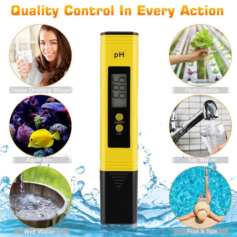 Aquarium Fish Water Quality Tester High Precision 0-14 Ph Mätområde