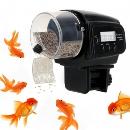 Fish Automatic Feeder Lcd Display Timer Feeding Dispenser