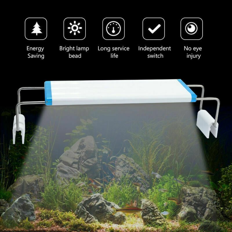 Led Aquarium Light Super Slim Extensible Waterproof Clip