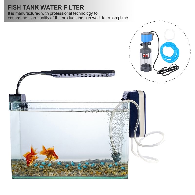 Multifunktionell Fish Tank Aquarium Wave Making Filtreringspump