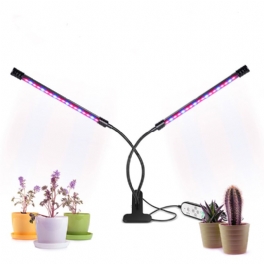 1/2/3/4 Head Led Grow Light Plant Odling Lamp Lights Med Klämma För Inomhusväxter