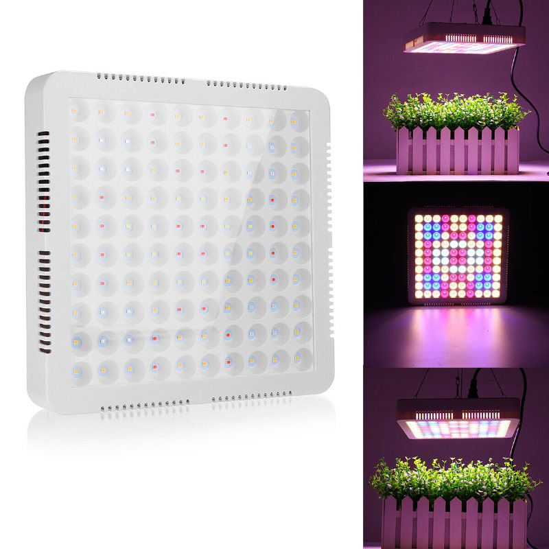 100 Led Grow Light Full Spectrum Panel För Inomhus Hydro Veg Flower Plant Lamp