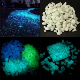 1000 G Konstgjorda Glödande Spillror Trädgårdsväg Blomkruka Dekor Landskap Noctilucent Stones