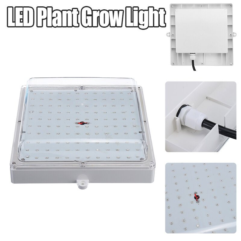 100w Led Växthus Trädgård Hydroponic Plant Grow Light Full Spectrum Växande Panel