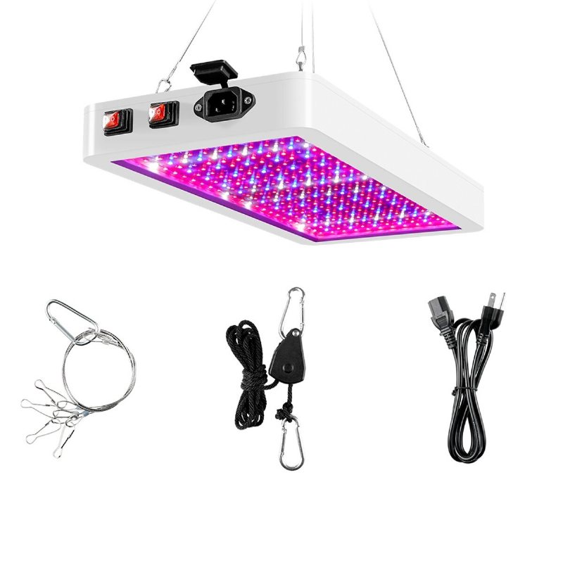 110v~220v 216/312led Grow Light Plant Lamp Panel Full Spectrum För Inomhus Hydroponisk Blomma