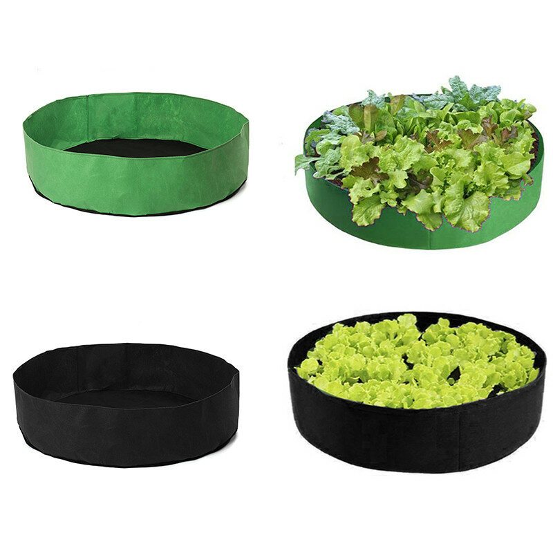 127x30cm Plantering Grow Bag Upphöjd Växtbädd Trädgård Blomsterplanterare Grönsakspåse