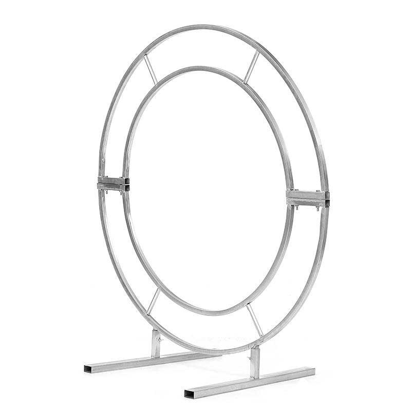 1.2m/1.5m/2m Circle Arch Framework Metal Rund Bröllopsfest Romantisk Bakgrund