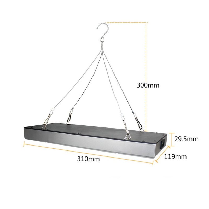 12w 2835 Smd 75leds Växande Ljus Fullspektrum Fytolampa För Växter Grönsaksplanta Ac85-265v Med Eu/us-kontakt