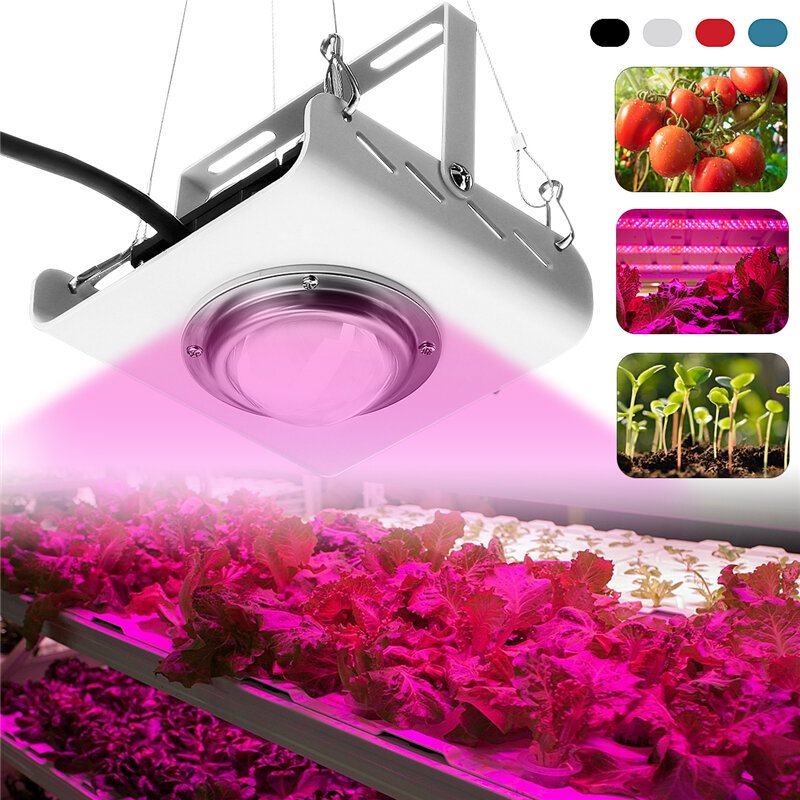 144led Cob Plant Grow Light Full Spectrum 380-800nm 4000k Hydroponisk Tillväxtlampa