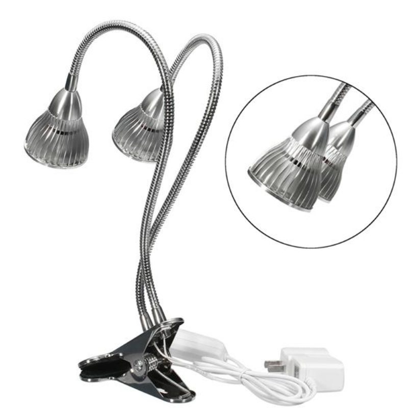 15w Flexibel Clip-on Hydroponics Plant Led Dual Grow Light Full Spectrum Blomsterlampa