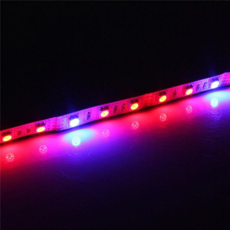 1m 2m 3m 4m 5m 3:1 5050 Smd Led Icke Vattentät Hydroponic Plant Grow Strip Light Dc12v