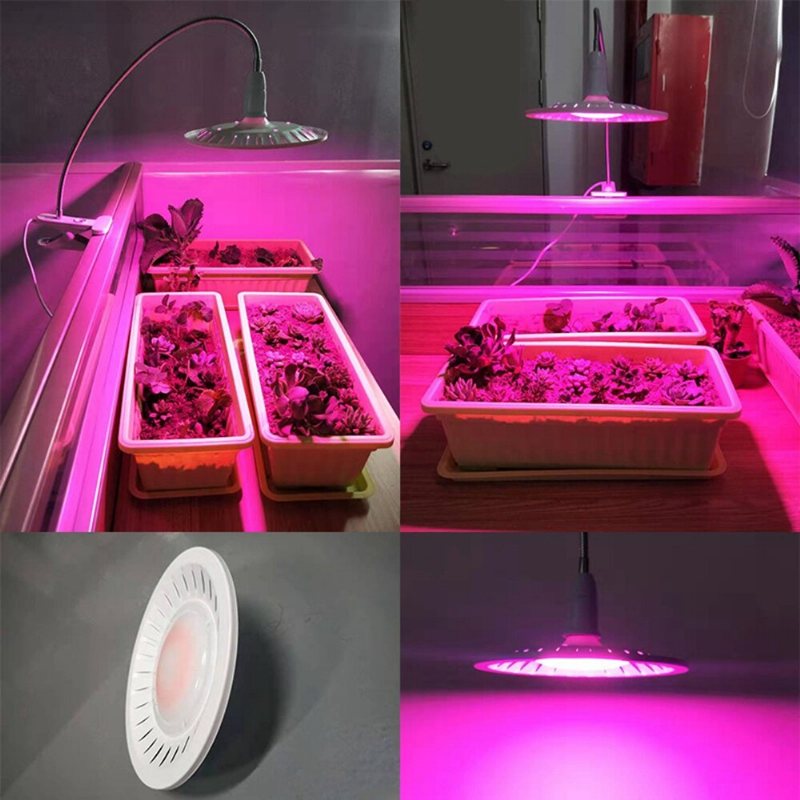 2 Stk 40w E27 Led Grow Light Bulb Full Spectrum Plant Grönsaksblomsåddlampa Ac220v