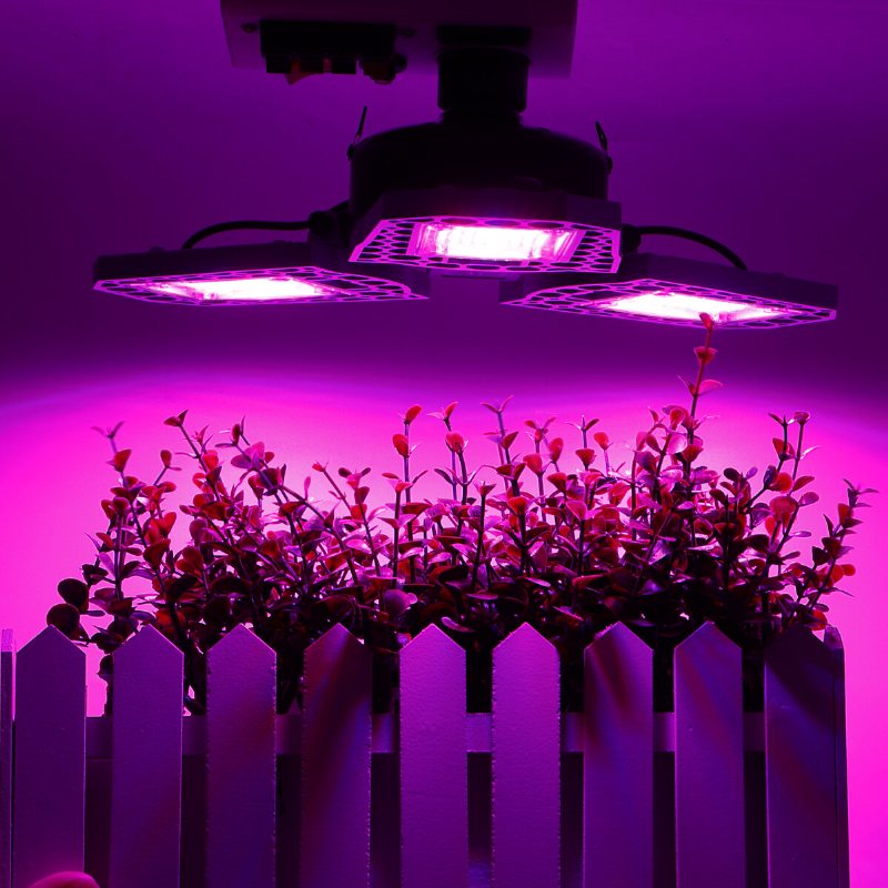 216/297 Led Grow Light Vikbart Rött Och Blått Ljus För Plantskola Supplement E27 Vattentätt Plant