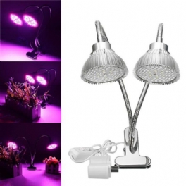 30w Flexibel Clip-on Hydroponics Plant Led Dual Grow Light Full Spectrum Flower Lamp