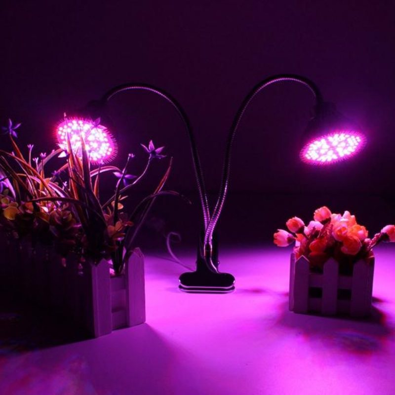 30w Flexibel Clip-on Hydroponics Plant Led Dual Grow Light Full Spectrum Flower Lamp