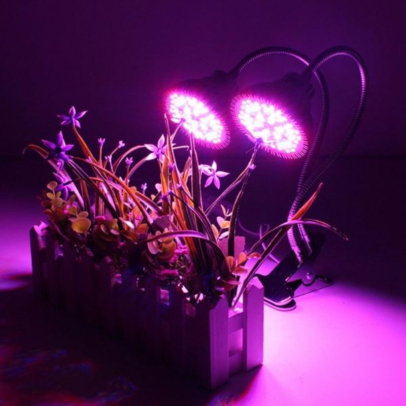 30w Flexibel Clip-on Hydroponics Plant Led Dual Grow Light Full Spectrum Flower Lamp