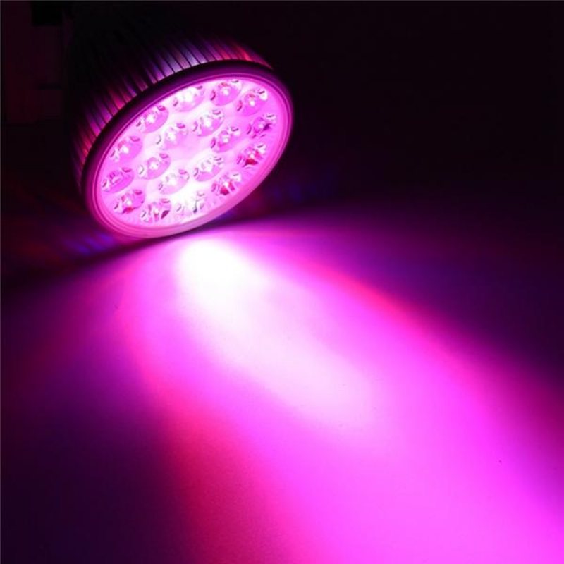 36w E27 Led Full Spectrum Grow Light Lamp Blub För Hydroponisk Växtblomma Inomhus