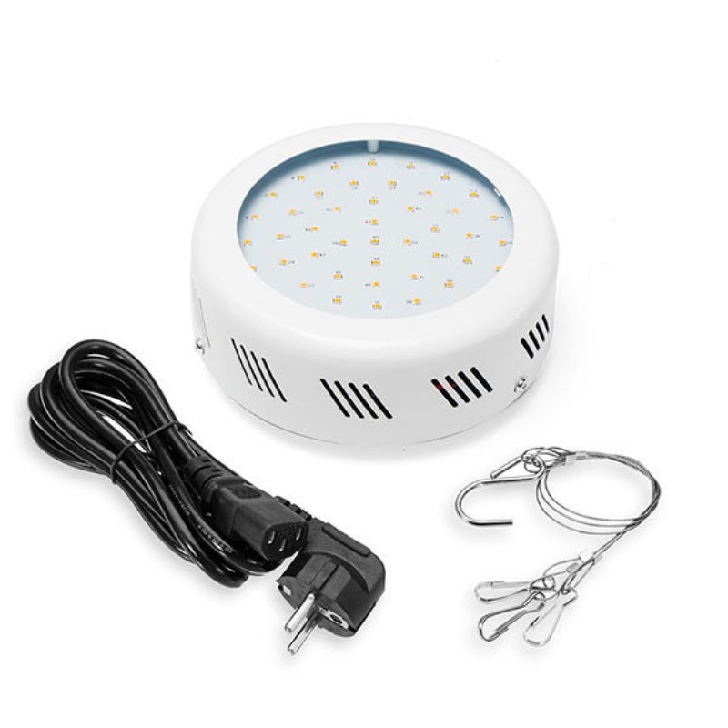 40w Full Spectrum Ufo 50 Led Plant Light Indoor Hydroponics Grow Lamp För Grönsaksblomma Ac85-265v