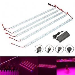 5 St 50cm Smd5050 Icke-vattentät 5:1 Led Strip Light + 5a Nätadapter För Grow Plant Garden Dc12v