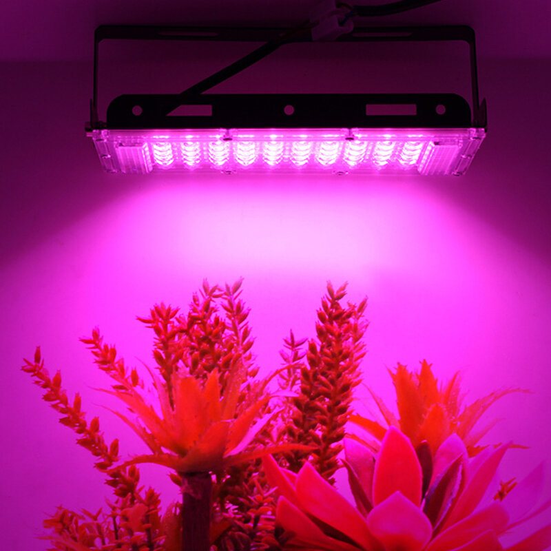 50/96led Grow Light Full Spectrum Växthusväxt Grönsaksblomma Hydroponics Ip65 Vattentät Lampa