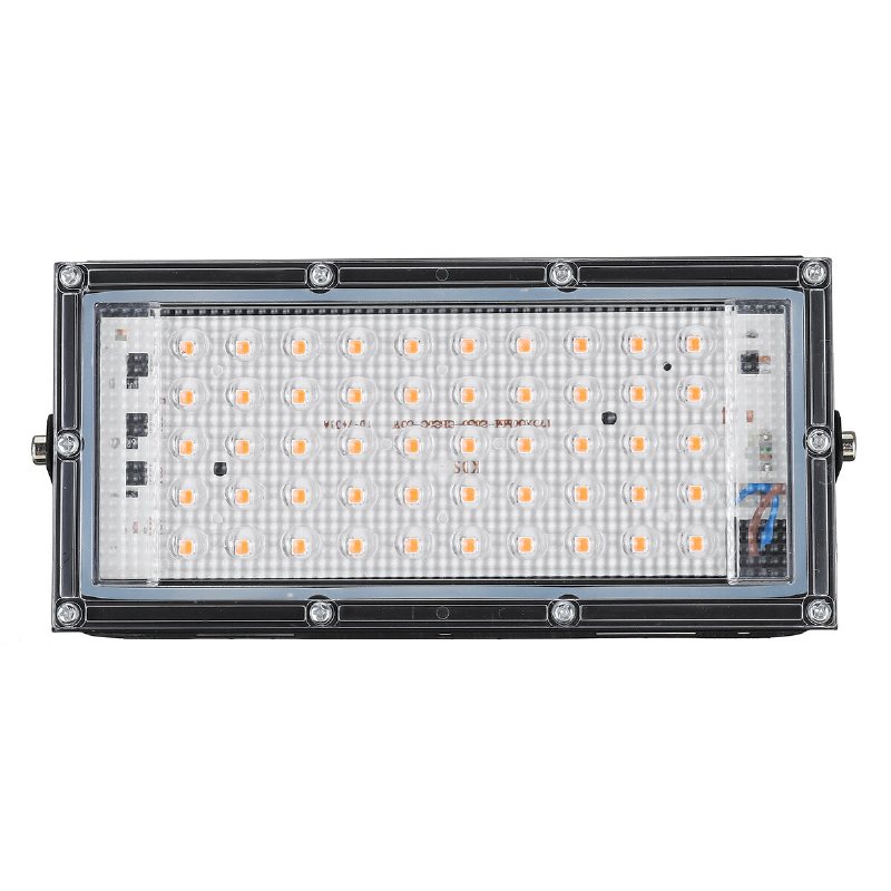 50/96led Grow Light Full Spectrum Växthusväxt Grönsaksblomma Hydroponics Ip65 Vattentät Lampa