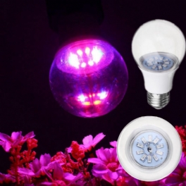 5w E27 5730 Full Spectrum 10 Led Grow Light Bulb Reb:blue 4:1 För Tält Inomhusväxthus Ac100-265v