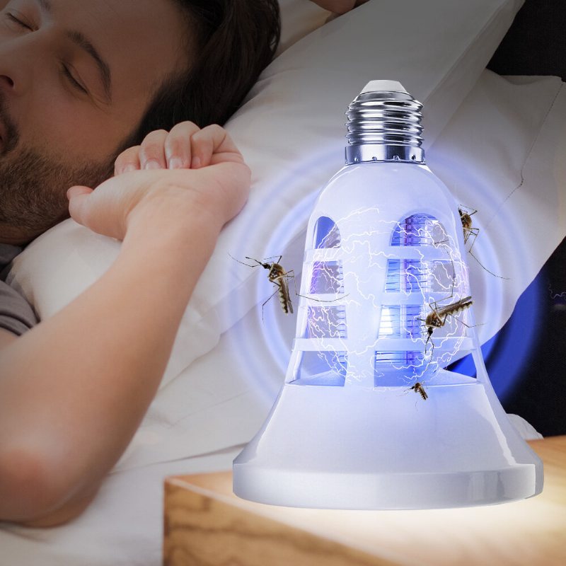 8w E27 Led Myggdödare Lampa Fly Bug Insektsavvisande Glödlampa Växtlampa För Inomhus Ac110v/220v