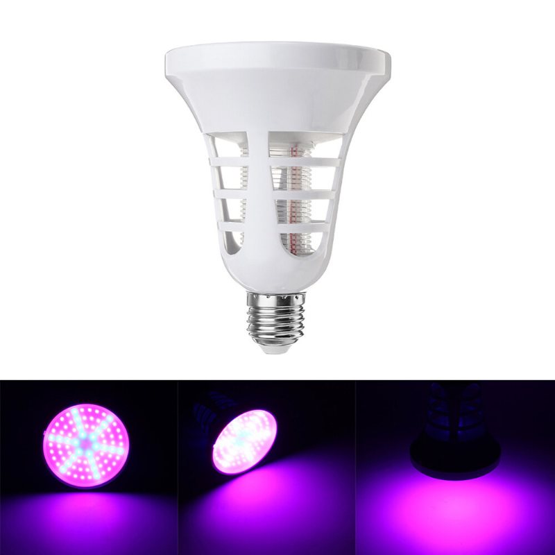 8w E27 Led Myggdödare Lampa Fly Bug Insektsavvisande Glödlampa Växtlampa För Inomhus Ac110v/220v