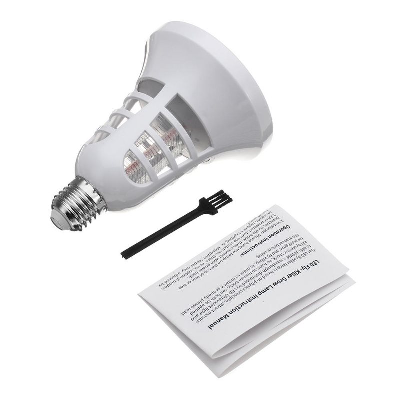 8w E27 Led Myggdödare Lampa Fly Bug Insektsavvisande Glödlampa Växtlampa För Inomhus Ac110v/220v