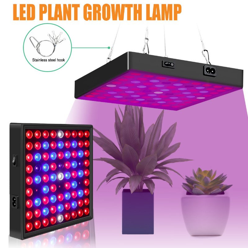 91/169led Grow Light Växtodlingslampa Med Klämma För Inomhusväxter Grönsak Ac85-265v