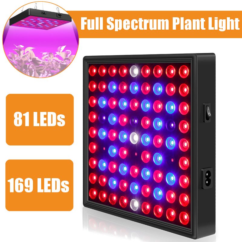 Ac110-240v Led Grow Light Full Spectrum Växtlampa För Inomhus Hydroponiska Grönsaker