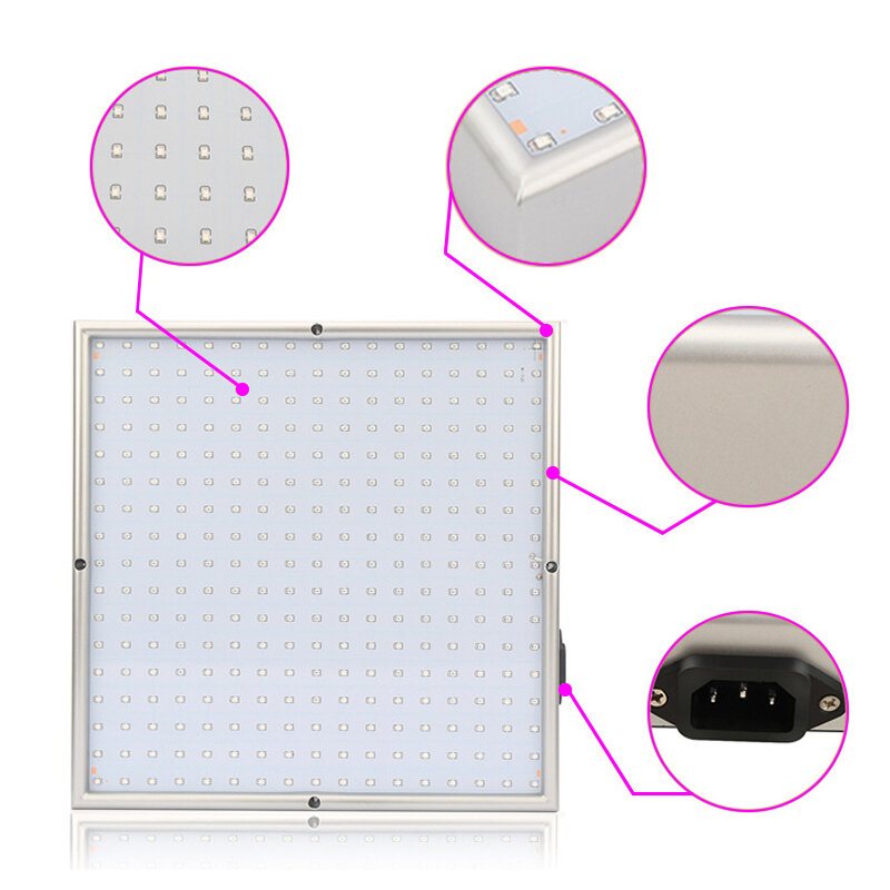 Ac85-265v 60w 289 Led Grow Light-odlingslampa För Grönsaksblomma Inomhusväxt