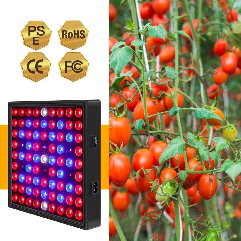 Ac85v~265v 81led/169led Full Spectrum Grow Light Plant Med Upphängningssats För Växthusgårdar