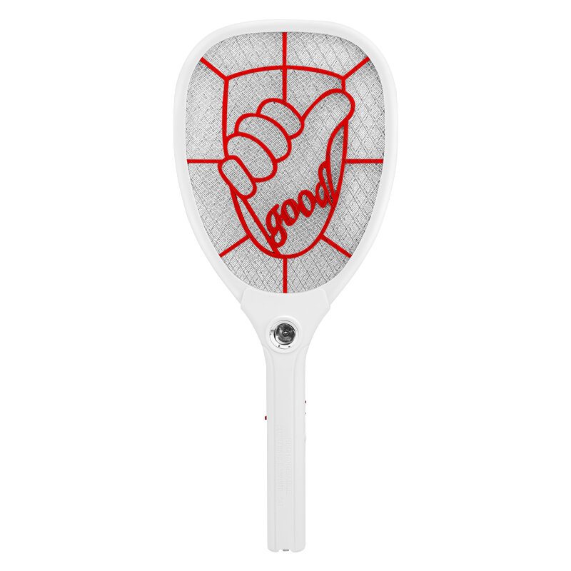 Bakeey Elektrisk Myggracket Batteri Bärbar Mosquito Swatter Mini Usb Laddningsfunktion Killer