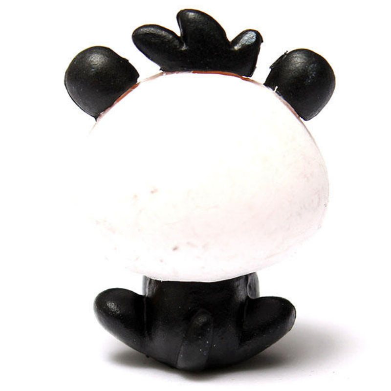 Diy Miniatyr Söt Panda Ornament Krukväxt Trädgårdsdekor