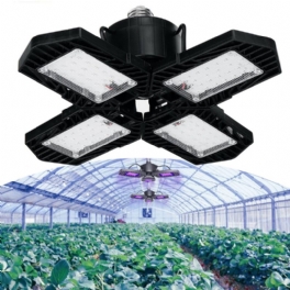 E26/e27 132led Grow Light 2835 Full Spectrum 4 Blad Hydroponic Plant Veg Flower Lamp Ac85-265v