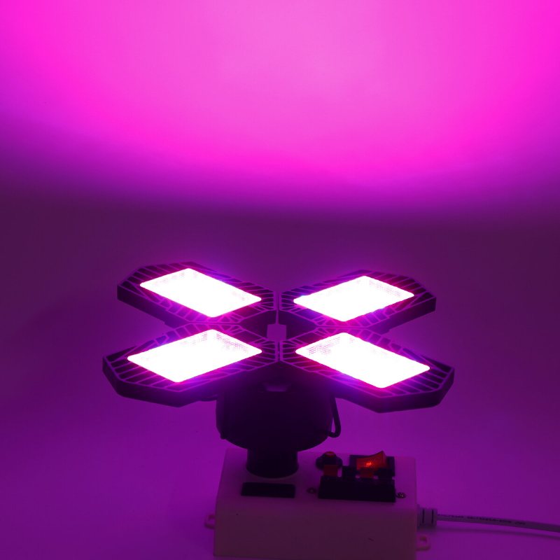 E26/e27 132led Grow Light 2835 Full Spectrum 4 Blad Hydroponic Plant Veg Flower Lamp Ac85-265v