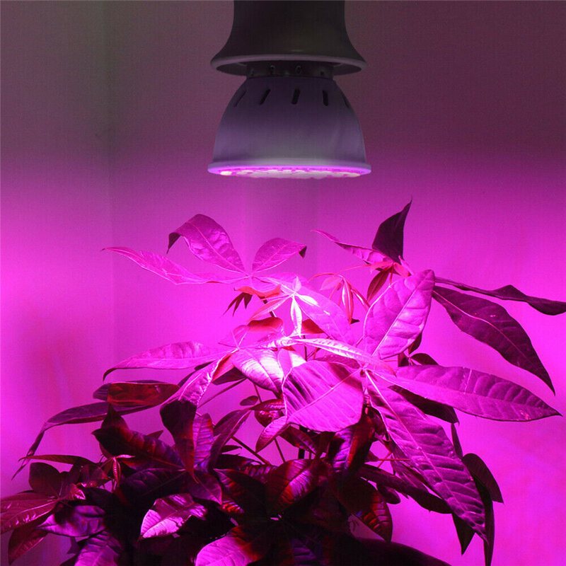 E27 Led Växttillväxtljus 48/60/80 Led Inomhus Hydroponiska Blommor Plantor Växer Glödlampa För Grönsaksblom Inomhusväxt