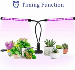 Grow Light Plant Lights För Inomhusväxter Led-lampor Full Spectrum Timing Switch Mode