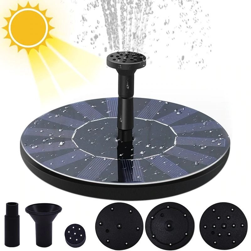 Mini Solar Water Fountain Pool Pond Vattenfall