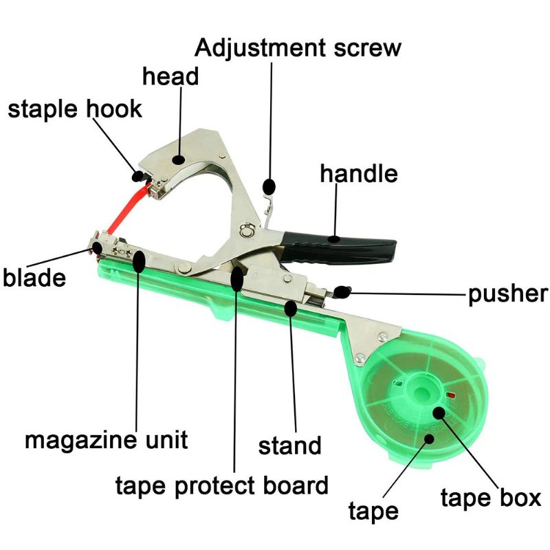 Plant Vine Bindningsmaskin Tapener Tool