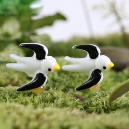 Resin Mini Swallow Micro Landskapsdekorationer Trädgård Diy Dekor