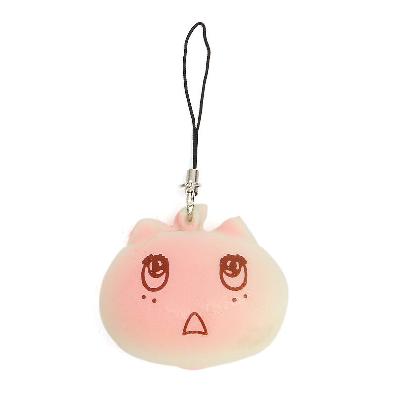 1st Kawaii Face Simulate Colorful Cartoon Totoro Squishy Toy Stress Reliever Telefonkedja