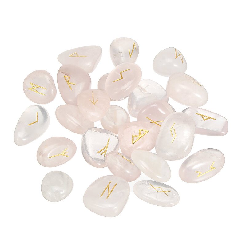 25 St/set Graverade Chakrastenar Opal Reiki Healing Energy Palm Naturliga Ädelstensdekorationer