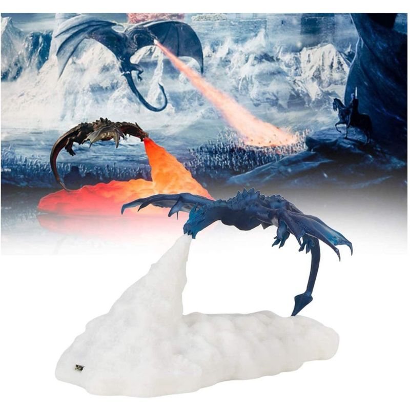 3d Dragon Lamp Sovrum Led Night Light