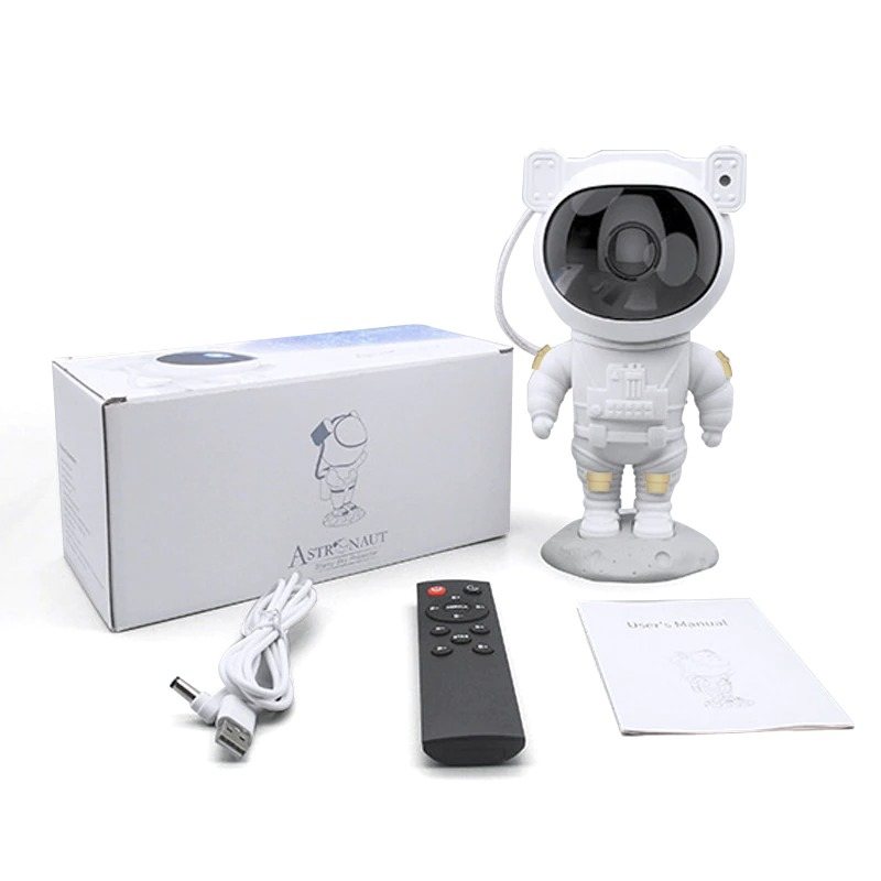 Astronaut Light Projector Led Kids Galaxy Fjärrkontroll