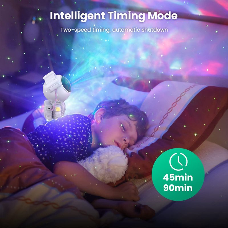 Astronaut Light Projector Led Kids Galaxy Fjärrkontroll