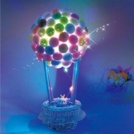 Diy Luminous Ball Surrning Varmluftsballong Lysande Ornament Bordsskiva Nattljus